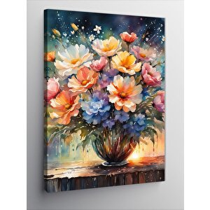 Kanvas Tablo Vazodaki Çocuklar 100x140 cm