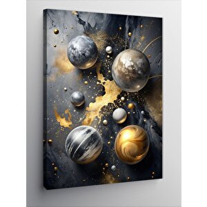 Kanvas Tablo Gezegenler 70x100 cm