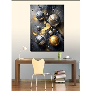Kanvas Tablo Gezegenler 70x100 cm