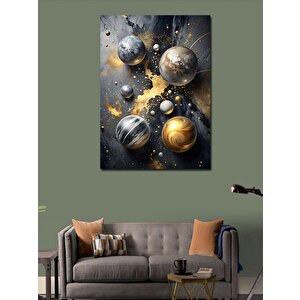 Kanvas Tablo Gezegenler 70x100 cm