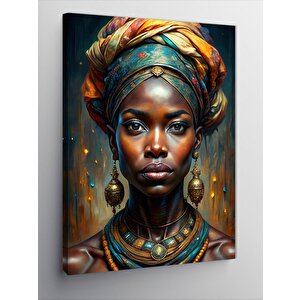 Kanvas Tablo Afrikalı Kadın