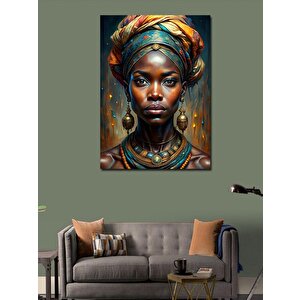 Kanvas Tablo Afrikalı Kadın