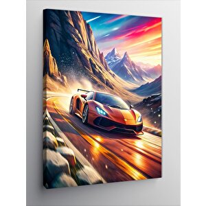 Kanvas Tablo Spor Araba 70x100 cm