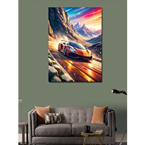 Kanvas Tablo Spor Araba 70x100 cm