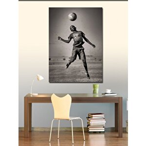 Kanvas Tablo Futbol Oynayan Afrikalı Çocuk