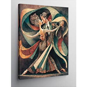 Kanvas Tablo Dans Eden Çift