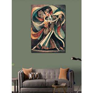 Kanvas Tablo Dans Eden Çift