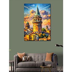 Kanvas Tablo Galata Kulesi