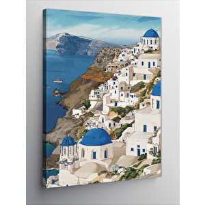 Kanvas Tablo Yunan Adası