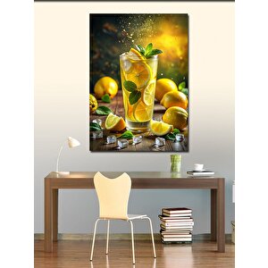 Kanvas Tablo Limonlar Ve Naneler