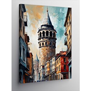 Kanvas Tablo Galata Kulesi 100x140 cm