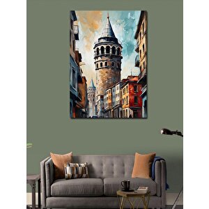 Kanvas Tablo Galata Kulesi 100x140 cm