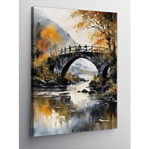 Kanvas Tablo Eski Köprü Manzarası 70x100 cm