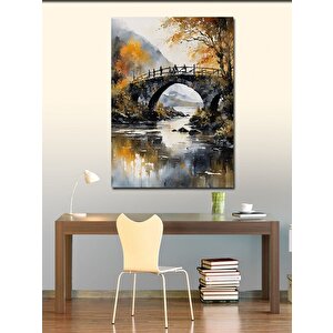 Kanvas Tablo Eski Köprü Manzarası 70x100 cm