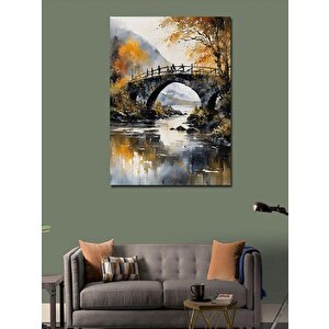 Kanvas Tablo Eski Köprü Manzarası 70x100 cm