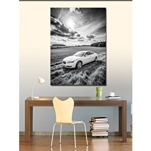Kanvas Tablo Beyaz Araba 70x100 cm