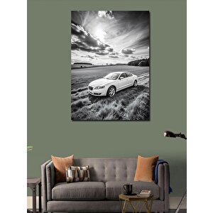 Kanvas Tablo Beyaz Araba 70x100 cm