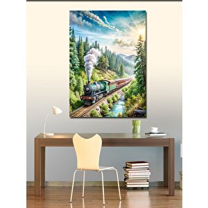 Kanvas Tablo Tren Manzarası 70x100 cm