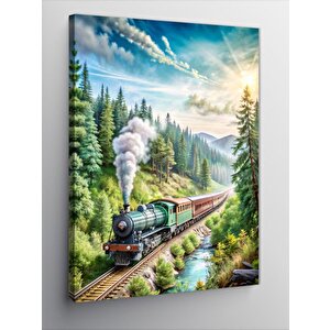 Kanvas Tablo Tren Manzarası