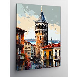 Kanvas Tablo Galata Kulesi