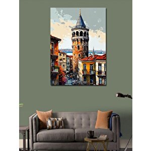 Kanvas Tablo Galata Kulesi