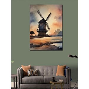 Kanvas Tablo Yel Değirmeni 100x140 cm