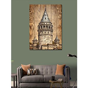Kanvas Tablo Galata Kulesi 100x140 cm