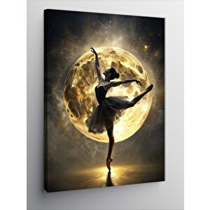 Kanvas Tablo Dolunay Ve Balerin 70x100 cm