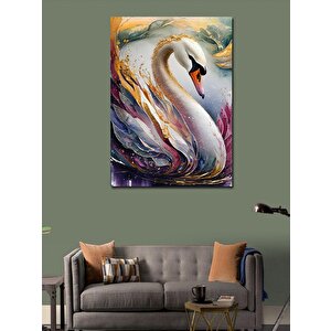 Kanvas Tablo Leylek Ve Desenler 70x100 cm