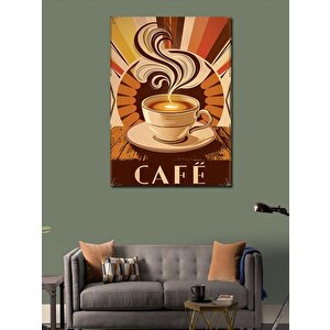 Kanvas Tablo Kahve Fincanı Ve Temalı 100x140 cm