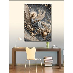 Kanvas Tablo Melek Ve Yıldız Haritası 70x100 cm