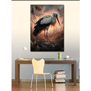 Kanvas Tablo Leylek 70x100 cm