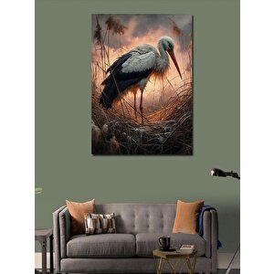 Kanvas Tablo Leylek 70x100 cm