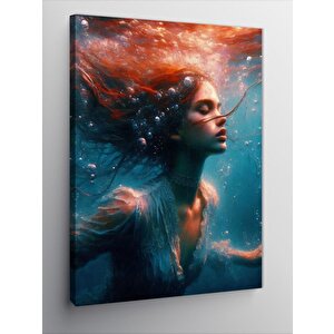 Kanvas Tablo Suyun Altındaki Kız 100x140 cm
