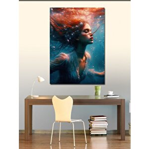 Kanvas Tablo Suyun Altındaki Kız 100x140 cm