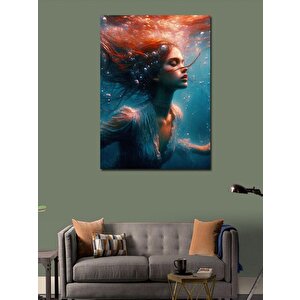 Kanvas Tablo Suyun Altındaki Kız 100x140 cm