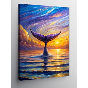 Kanvas Tablo Suya Dalan Yunus 70x100 cm