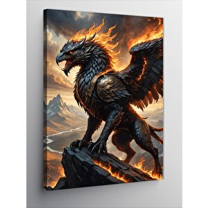 Kanvas Tablo Zırhlı Ejderha