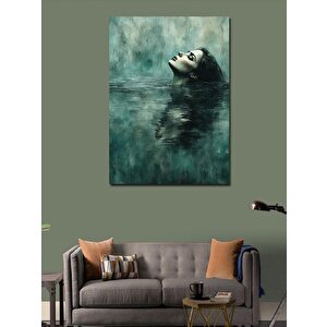 Kanvas Tablo Sudaki Kadın 70x100 cm