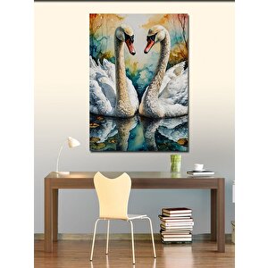 Kanvas Tablo Leylekler 100x140 cm