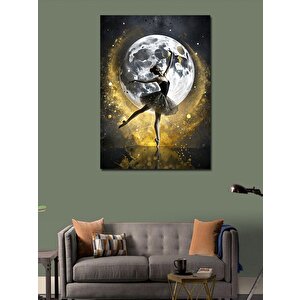 Kanvas Tablo Dolunay Ve Balerin 70x100 cm