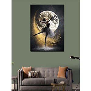 Kanvas Tablo Dolunay Ve Balerin 70x100 cm