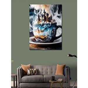 Kanvas Tablo Kahve Fincanı 70x100 cm