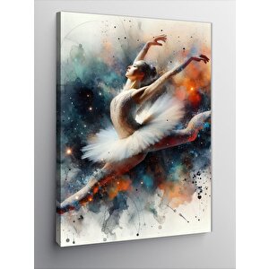 Kanvas Tablo Balerin Kadın 100x140 cm