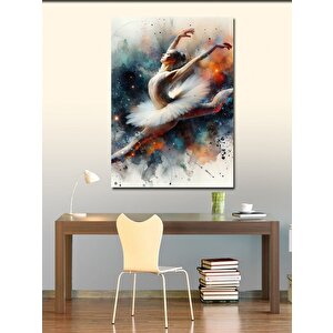Kanvas Tablo Balerin Kadın 100x140 cm