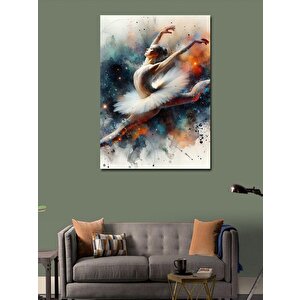 Kanvas Tablo Balerin Kadın 100x140 cm