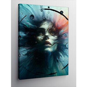 Kanvas Tablo Suyun Altındaki Kız 100x140 cm