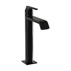 Vitra Suit Lavabo Bataryası Parlak Siyah A4281439 Gümüş