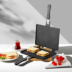 Alüminyum Döküm Lüks Maxi Tost Tavası