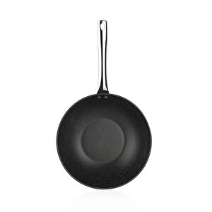 Black Stone Wok Tava 28 Cm-siyah
